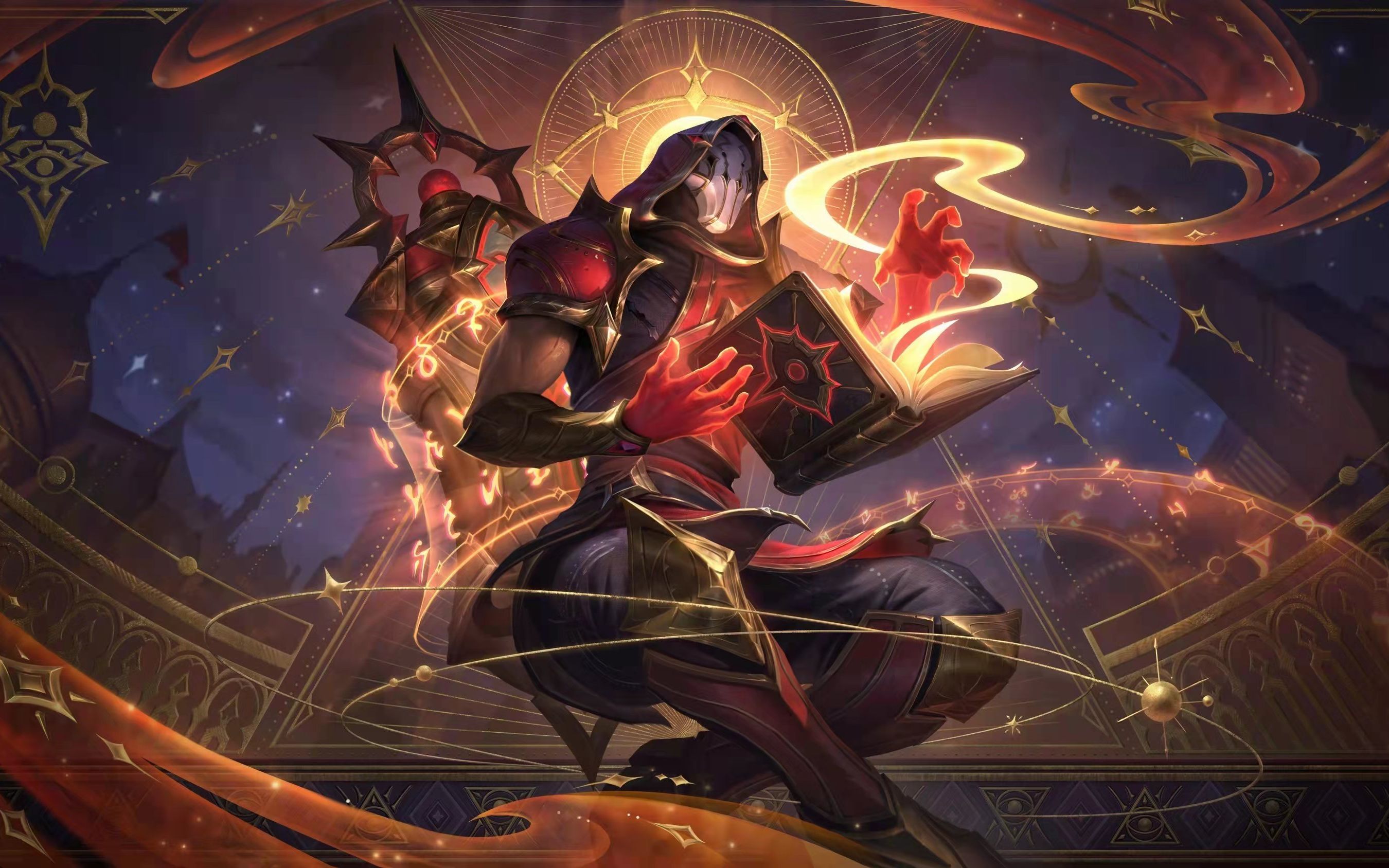 【lol皮肤展示】 符文法师 瑞兹 塔罗牌系列 皮肤展示