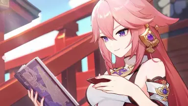 八重神子名片-哔哩哔哩_Bilibili