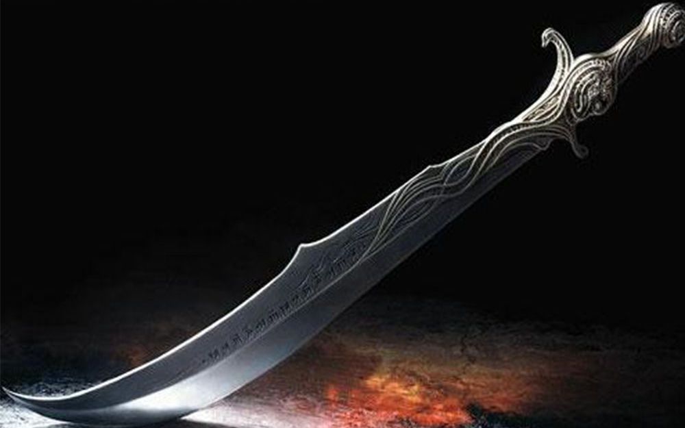 maya基础武器建模龙翼刀秋风斩尽