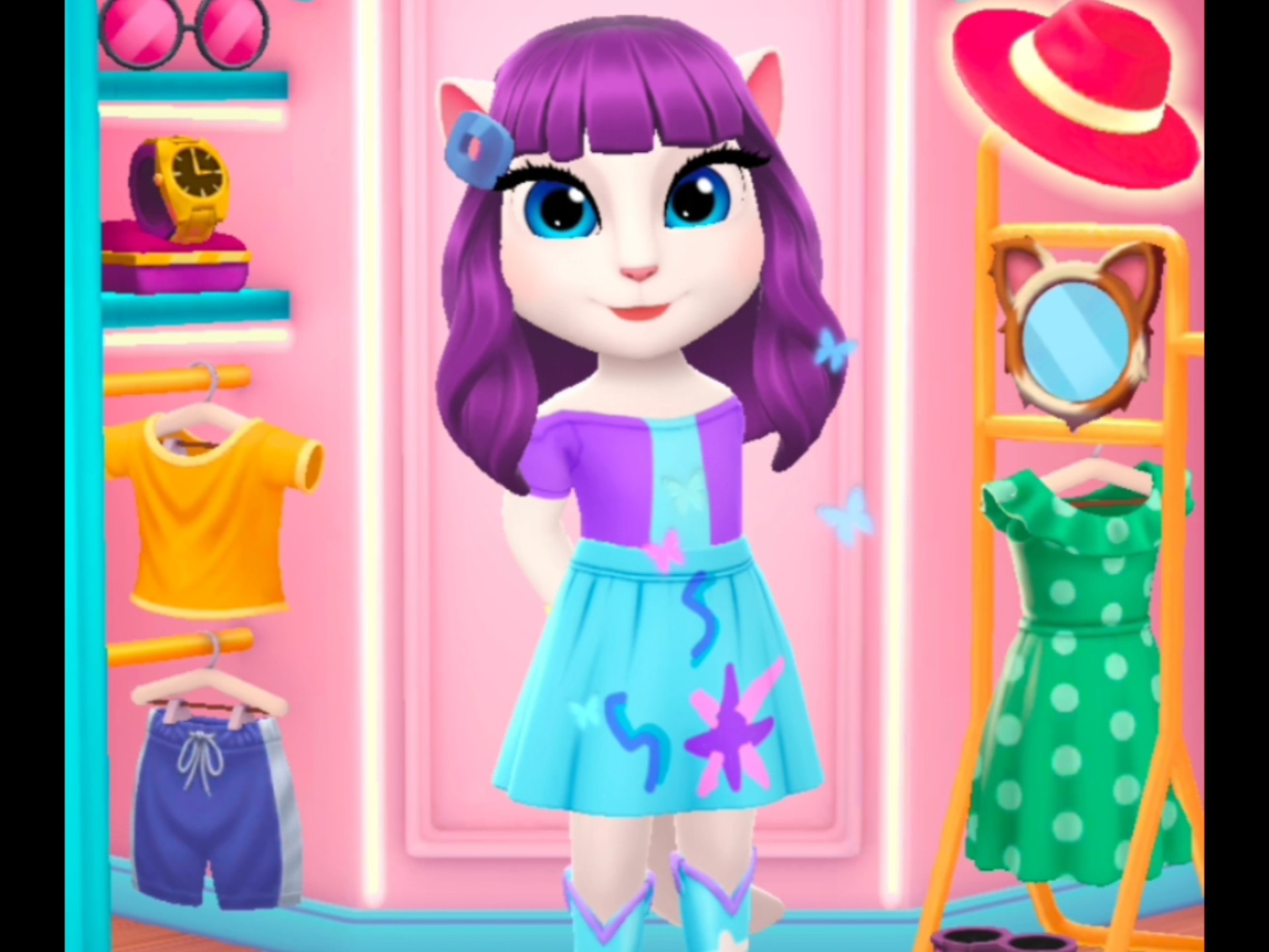 当我用安吉拉打开