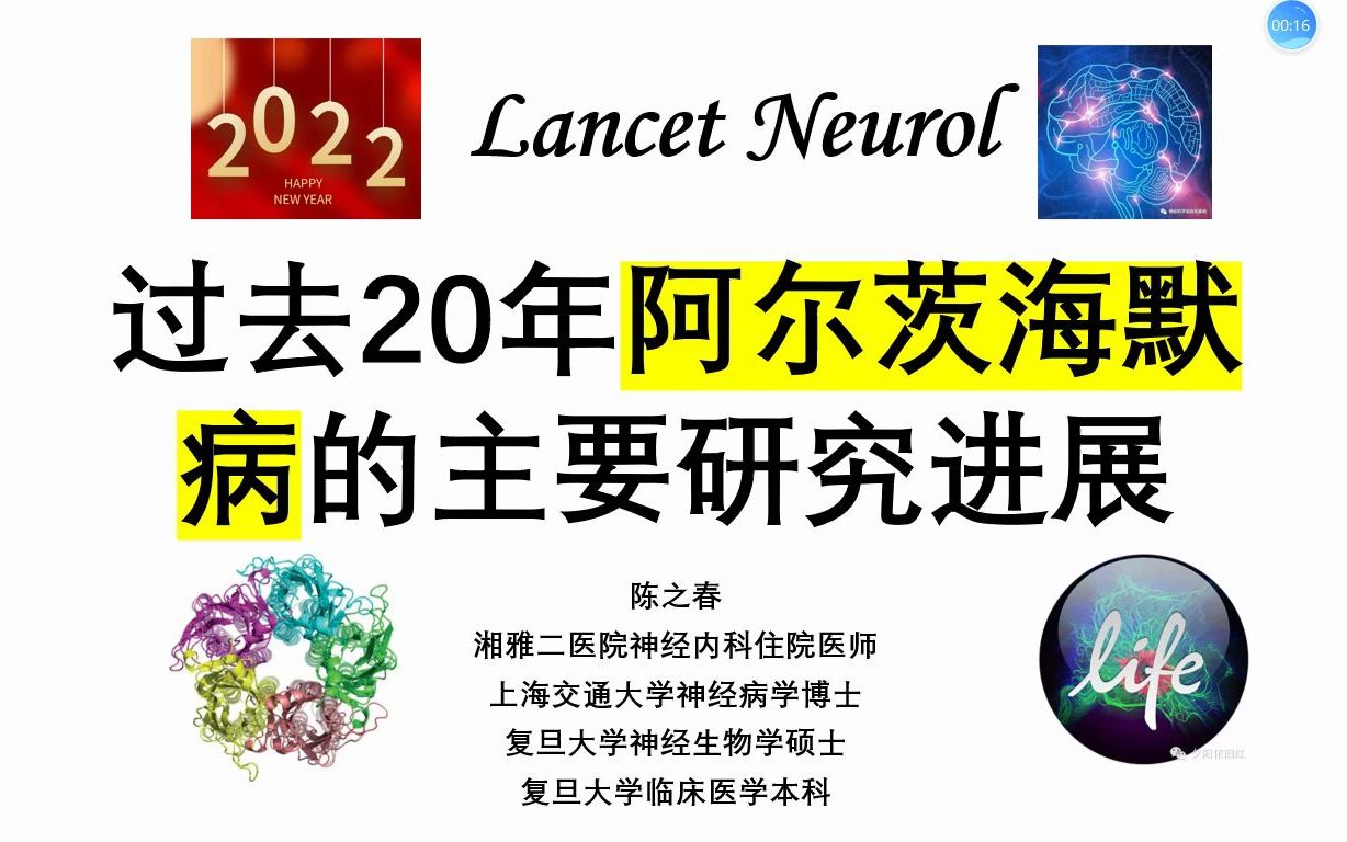 [图]Lancet Neurol—全球视野：过去20年阿尔茨海默病的主要研究进展