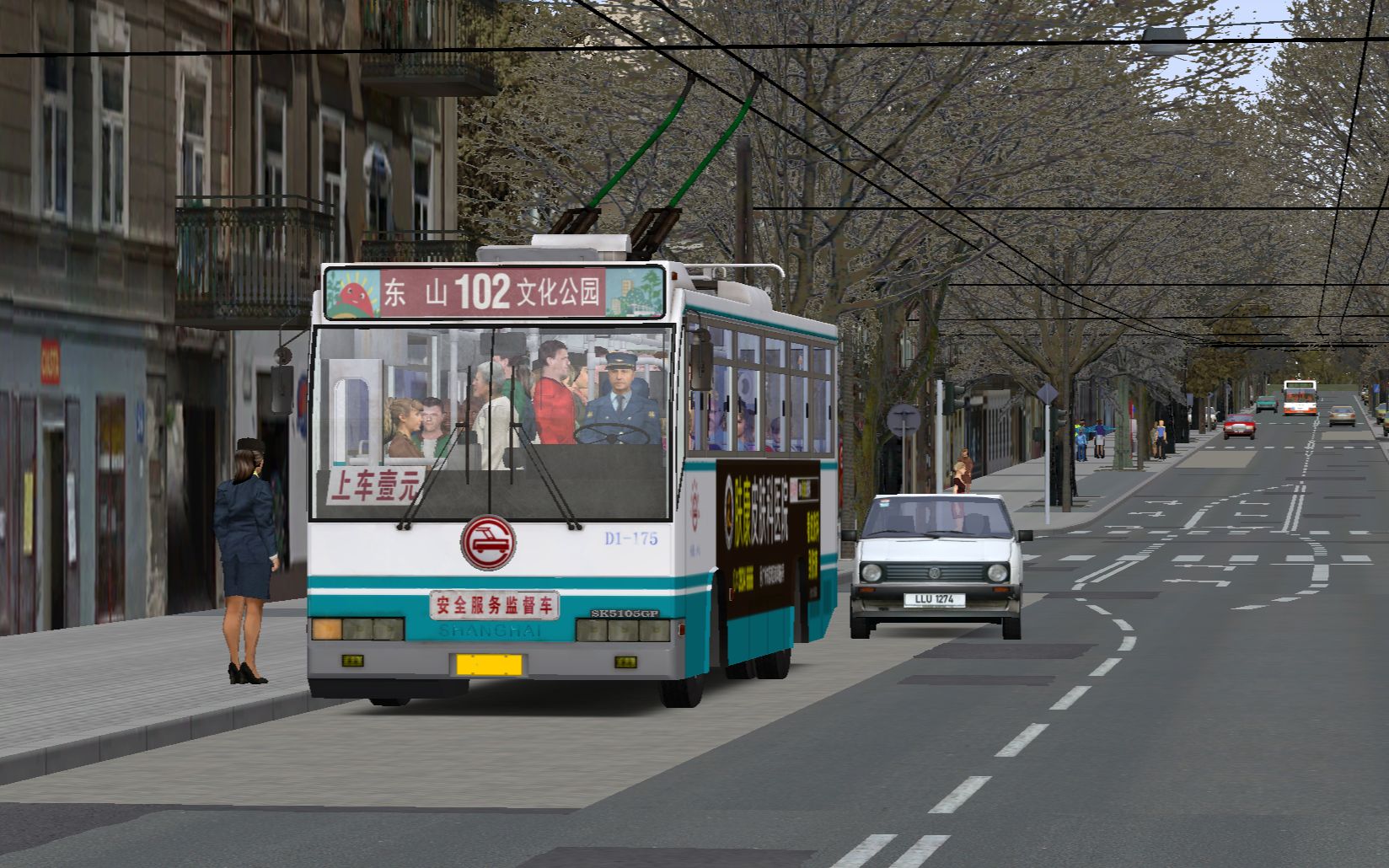 omsi2上海牌客车sk5105gp2