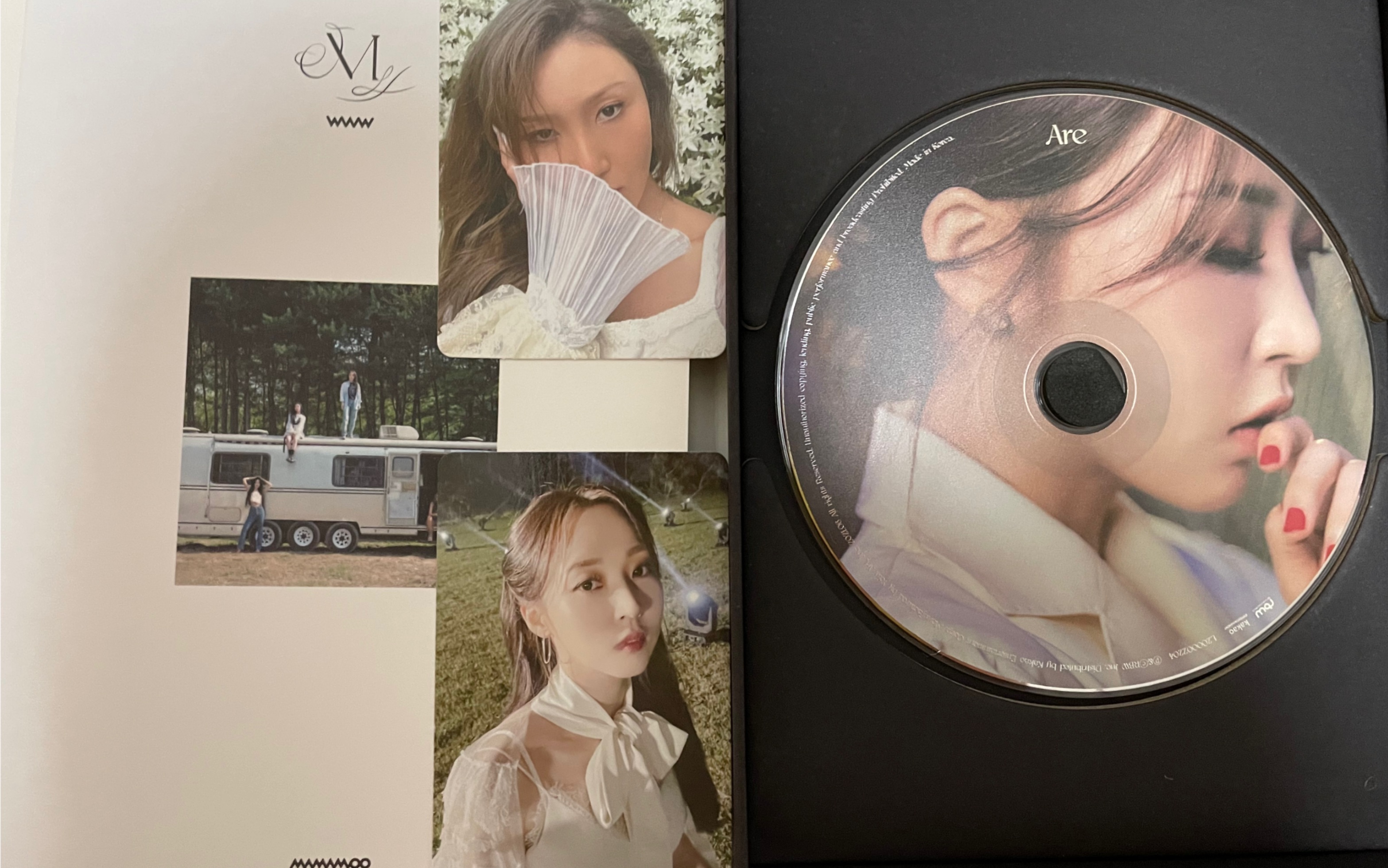 辉人新专辑开箱 mamamoo 新专辑开箱