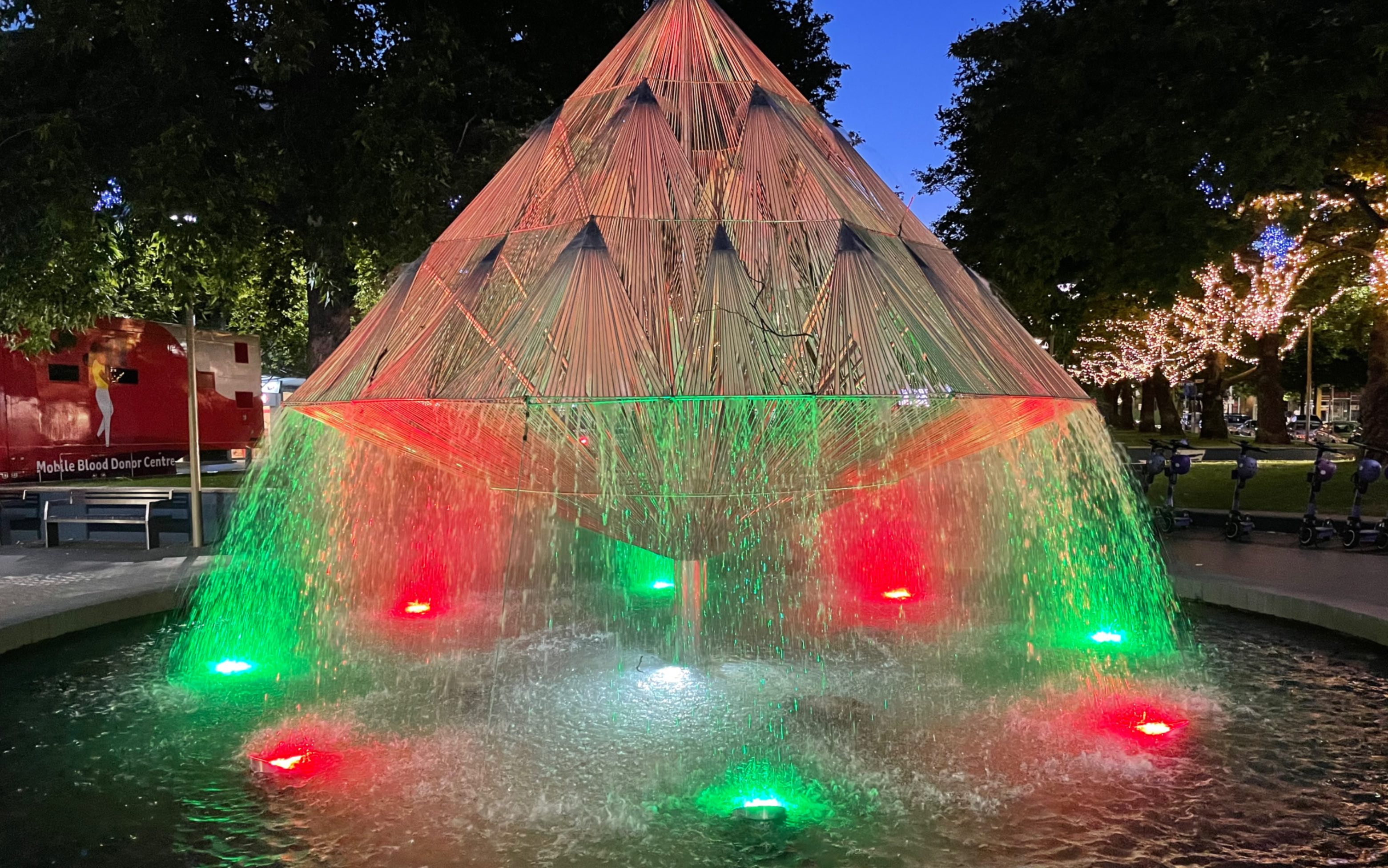 澳大利亚堪培拉的圣诞气氛