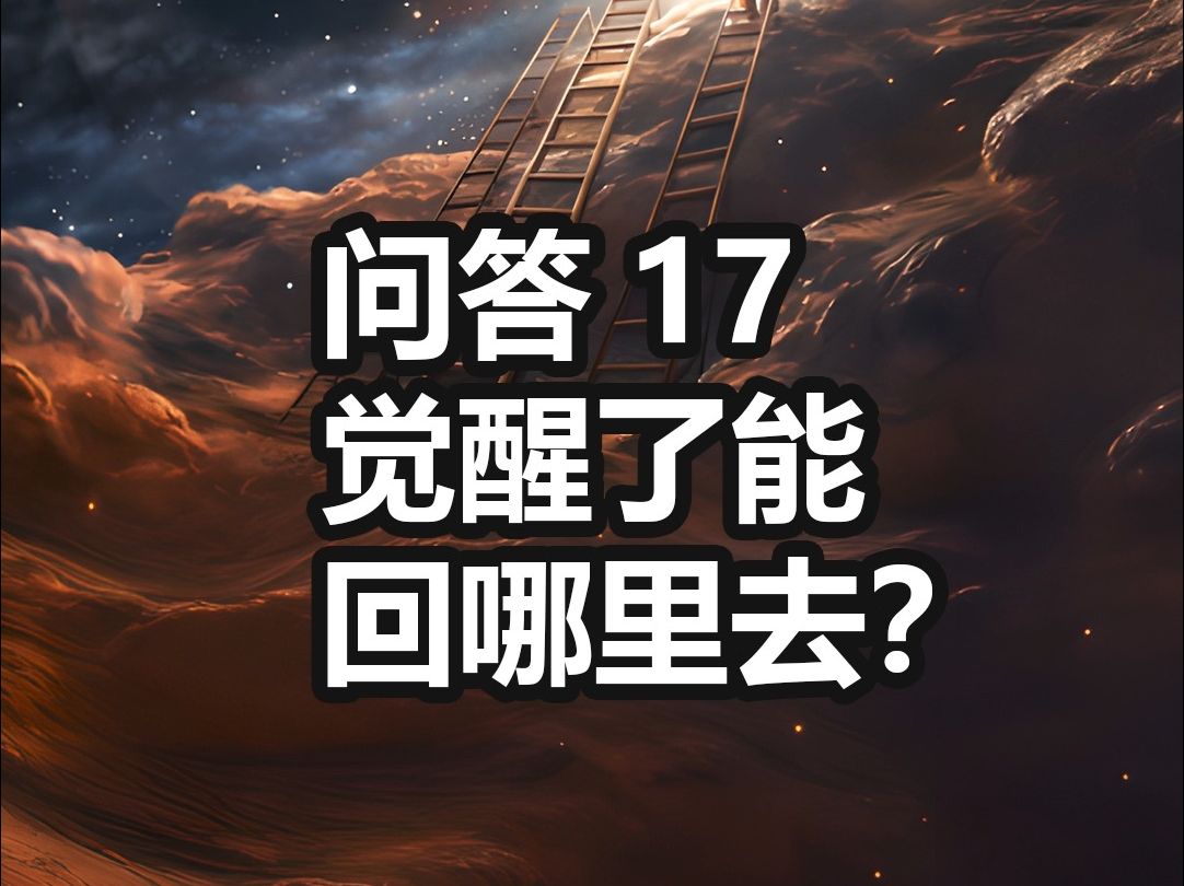 问答17 觉醒了能回哪里去?退出系统漫游宇宙,做自己空间的造物主哔哩哔哩bilibili