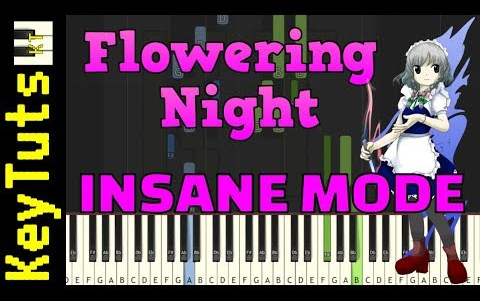 [图]教你如何弹奏一首Flowering Night【東方花映塚】