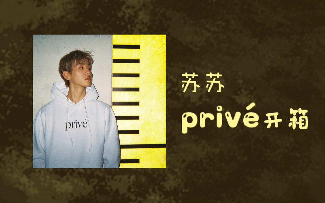 【苏苏】边伯贤设计的prive开箱和试穿哔哩哔哩bilibili