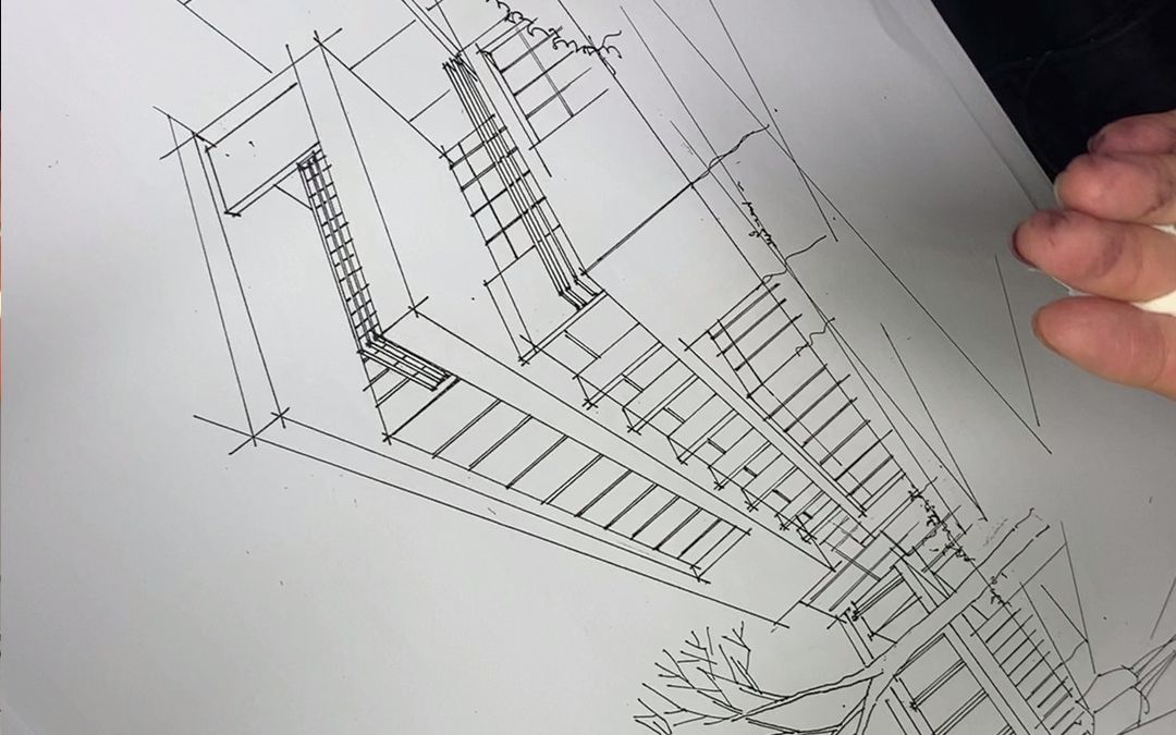 几凡杭州教学01|【浙大建筑学考研】手绘及快题学习中钢笔线条绘制手法哔哩哔哩bilibili