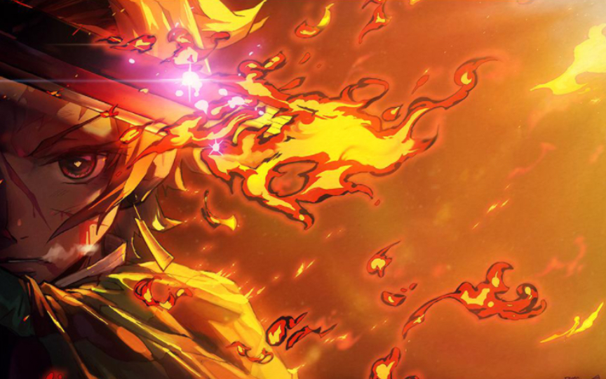 【鬼灭之刃/炭治郎】"其实炭治郎的特效还可以华丽那么亿点点!