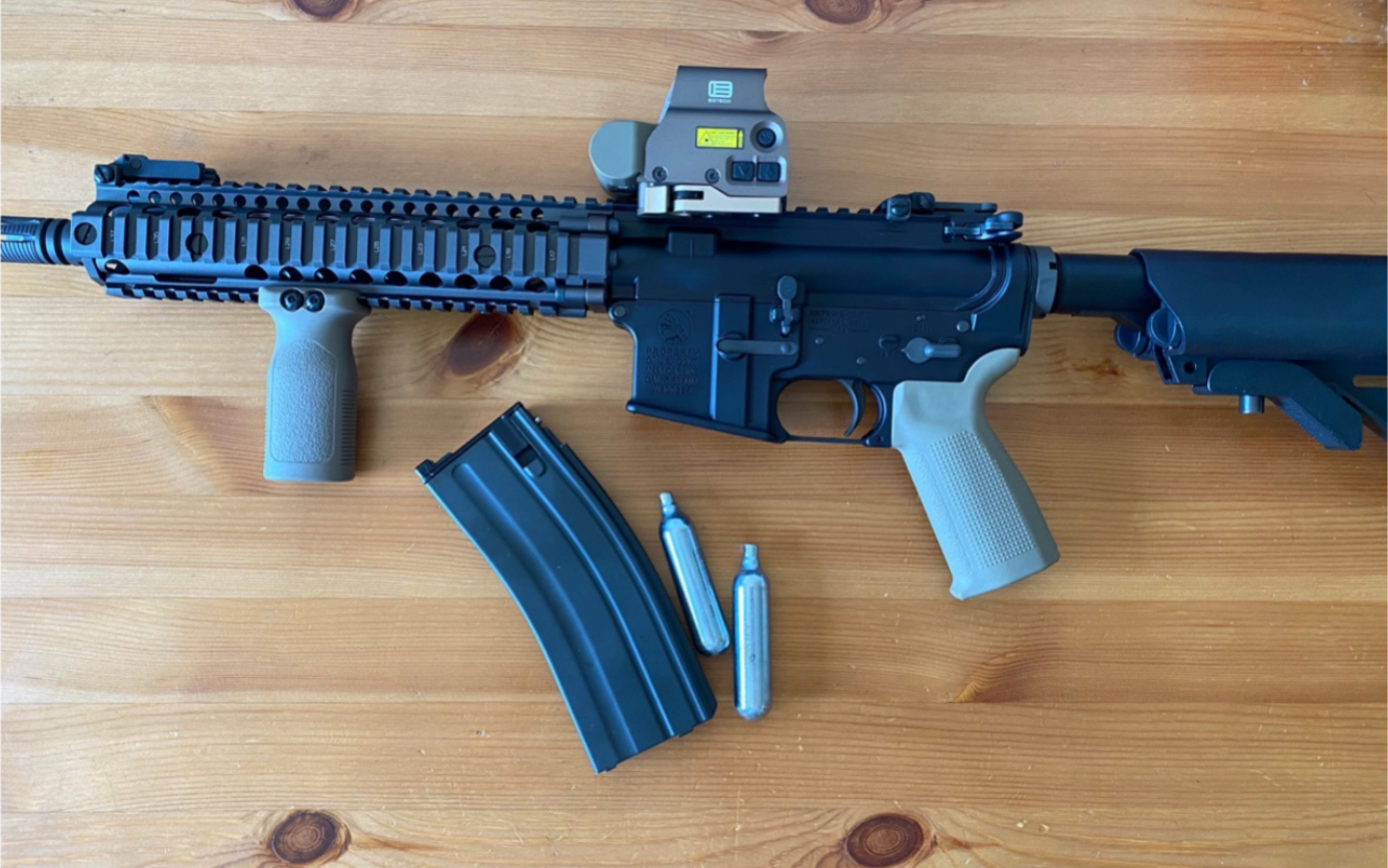 【airsoft japan】ghk m4游戏中碎弹