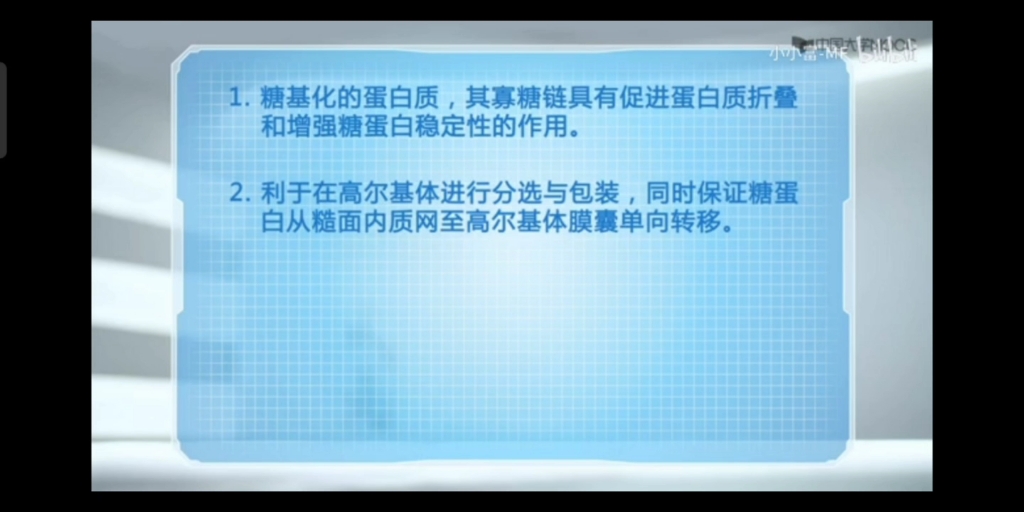 四川大学细胞生物学蛋白质糖基化的生物学功能哔哩哔哩bilibili