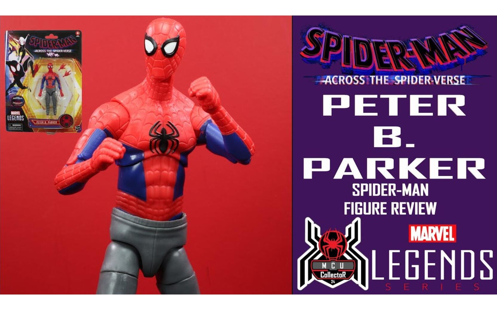 Marvel Legends PETER B PARKER 彼得ⷥ𘕥…‹(地球616)<蜘蛛侠:纵横宇宙> 电影波哔哩哔哩bilibili