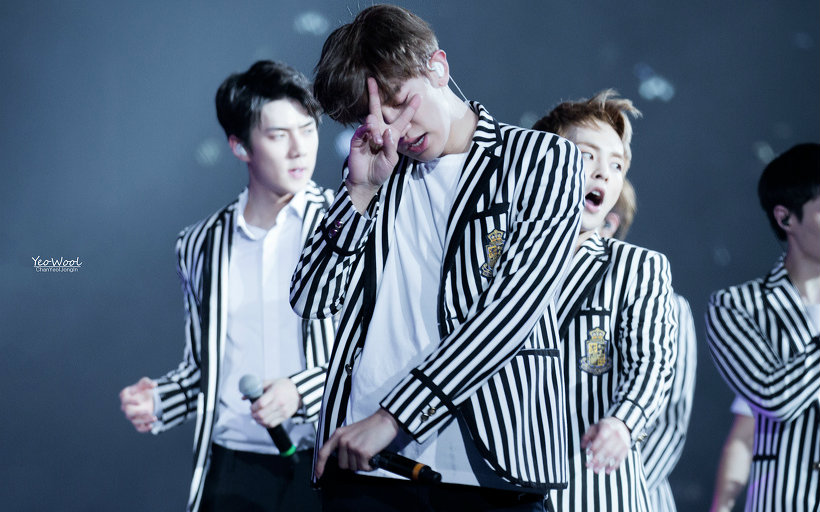 【朴灿烈】160305 exo二巡大连演唱会 love me right