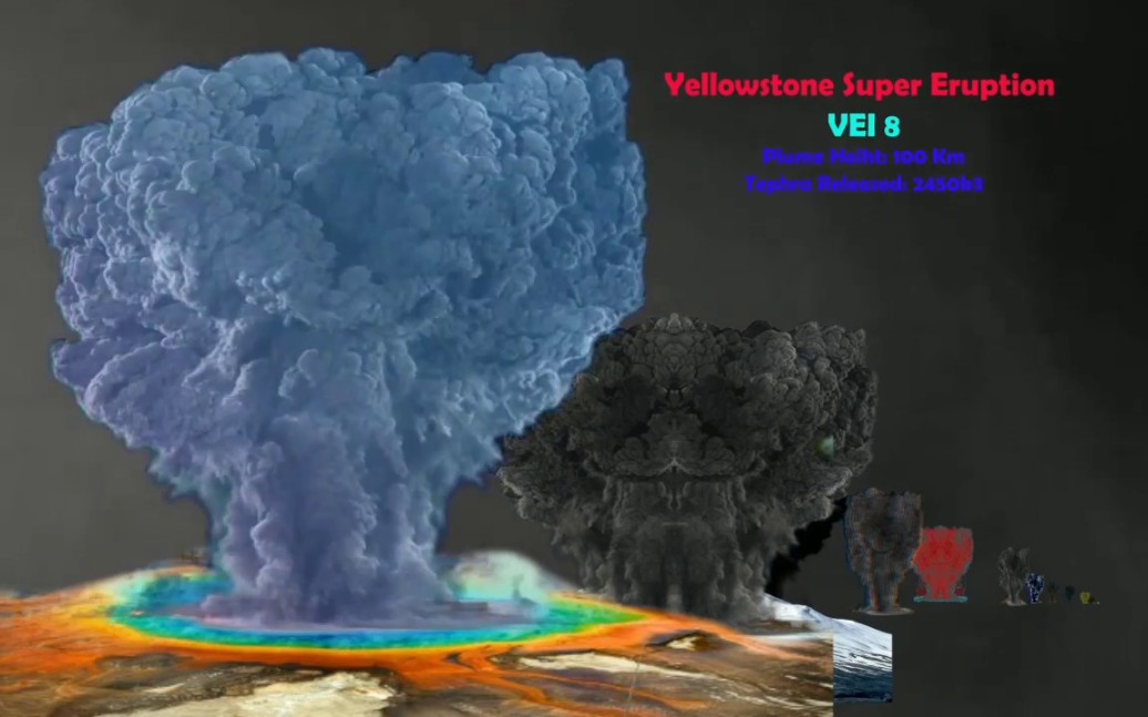 [图]火山爆发的力量比较