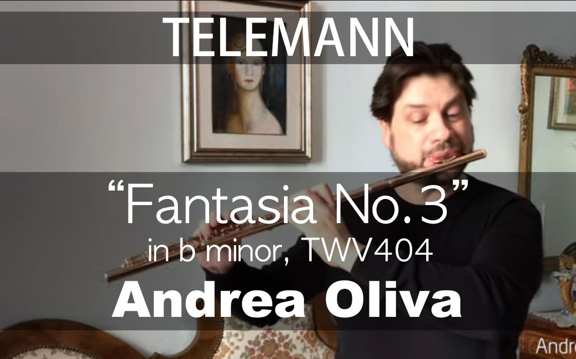 [图]G.P.Telemann___12 Fantasias - No.3 (Andrea Oliva)