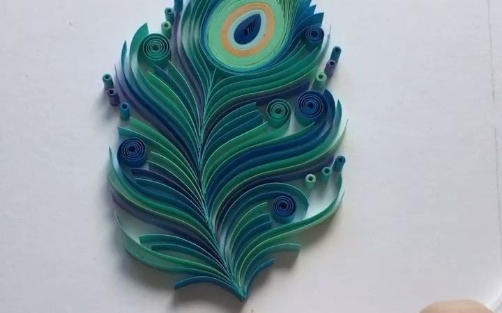 thebeehive design衍纸羽毛