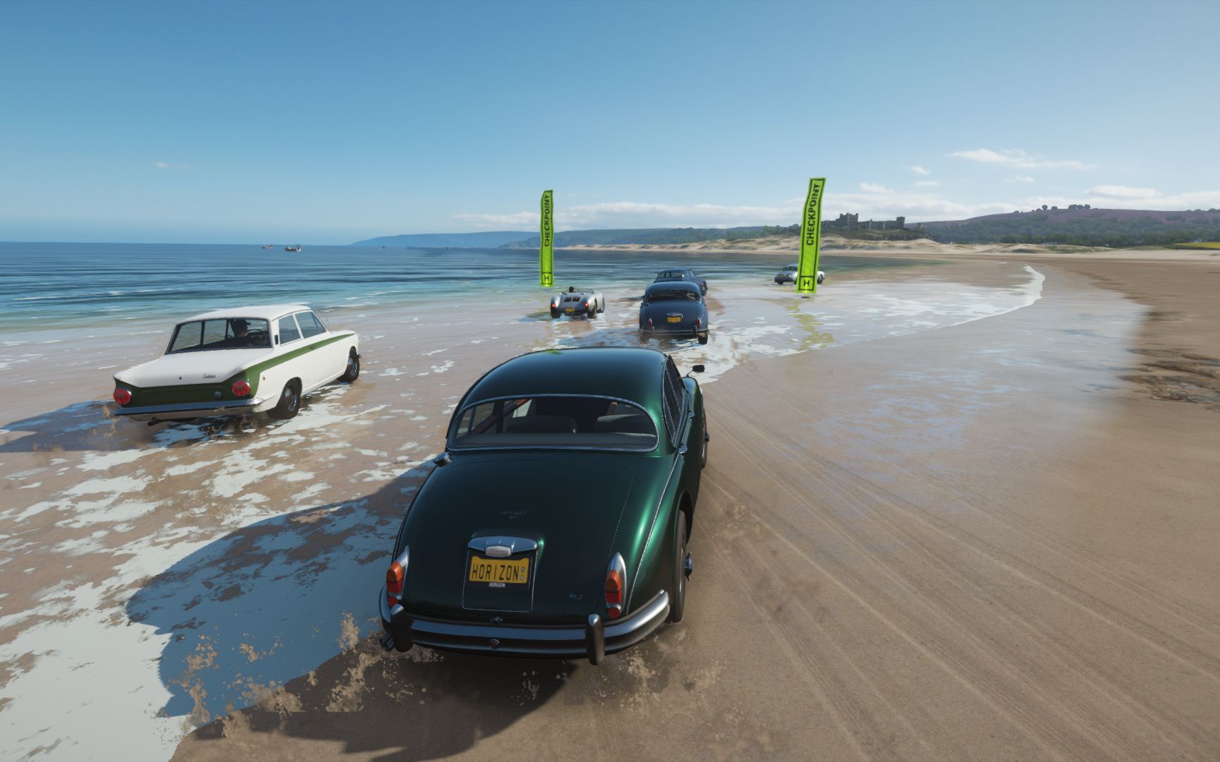 《地平线4》最高画质电影模式(自制海滩越野)