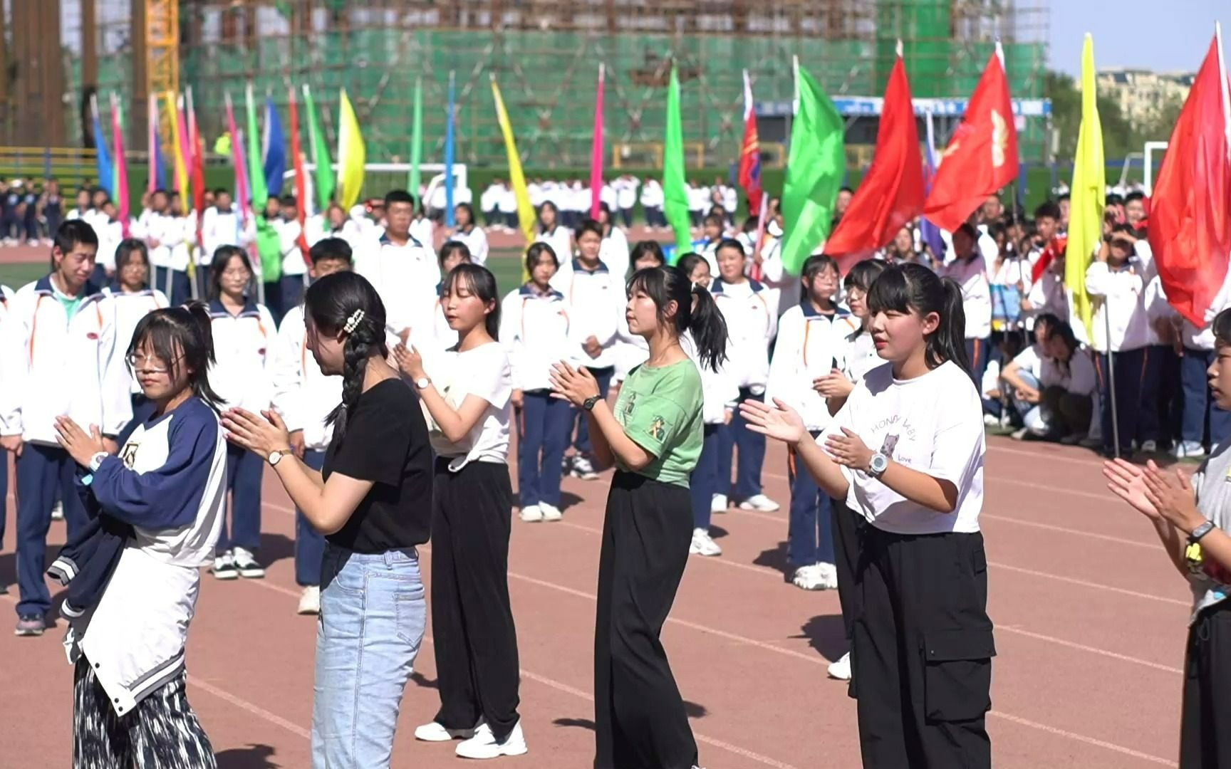 酒钢三中2021秋季运动会开幕式合集哔哩哔哩bilibili