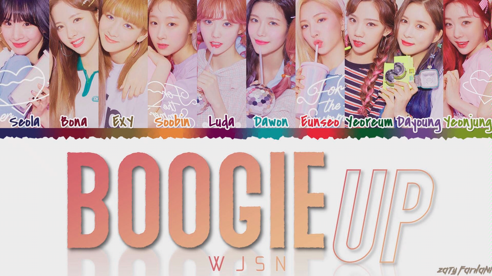 [图]【宇宙少女/WJSN】宇少新专主打Boogie Up歌词分配