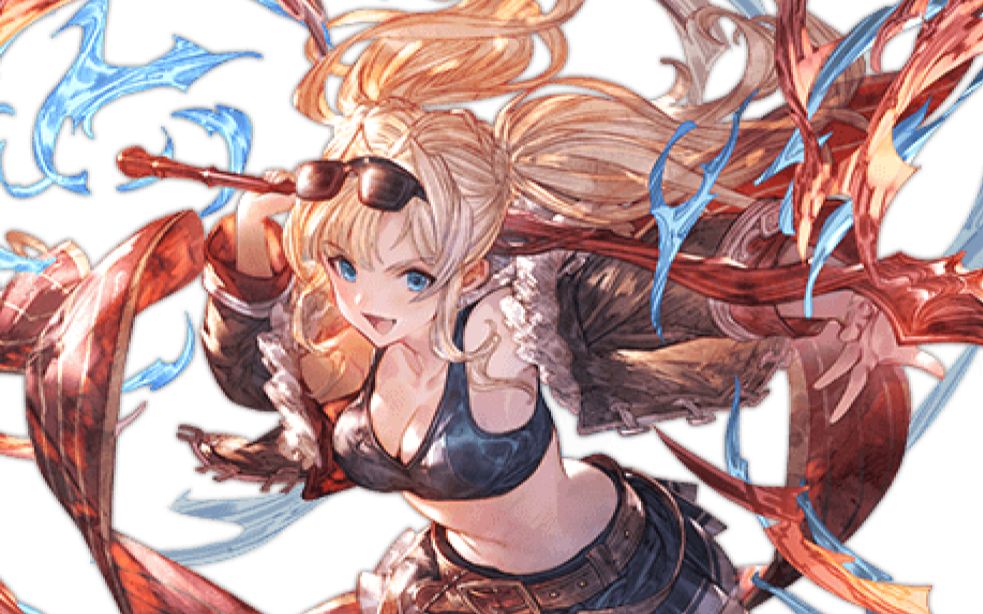 【gbf】真红の战姬 泽塔签到皮肤演示