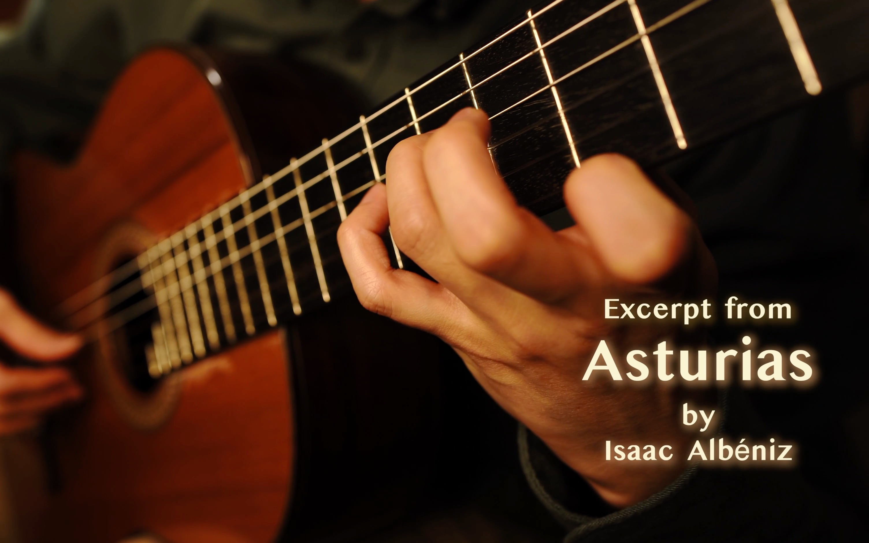 【古典吉他】《阿斯图里亚斯》片段 - 阿尔贝尼斯