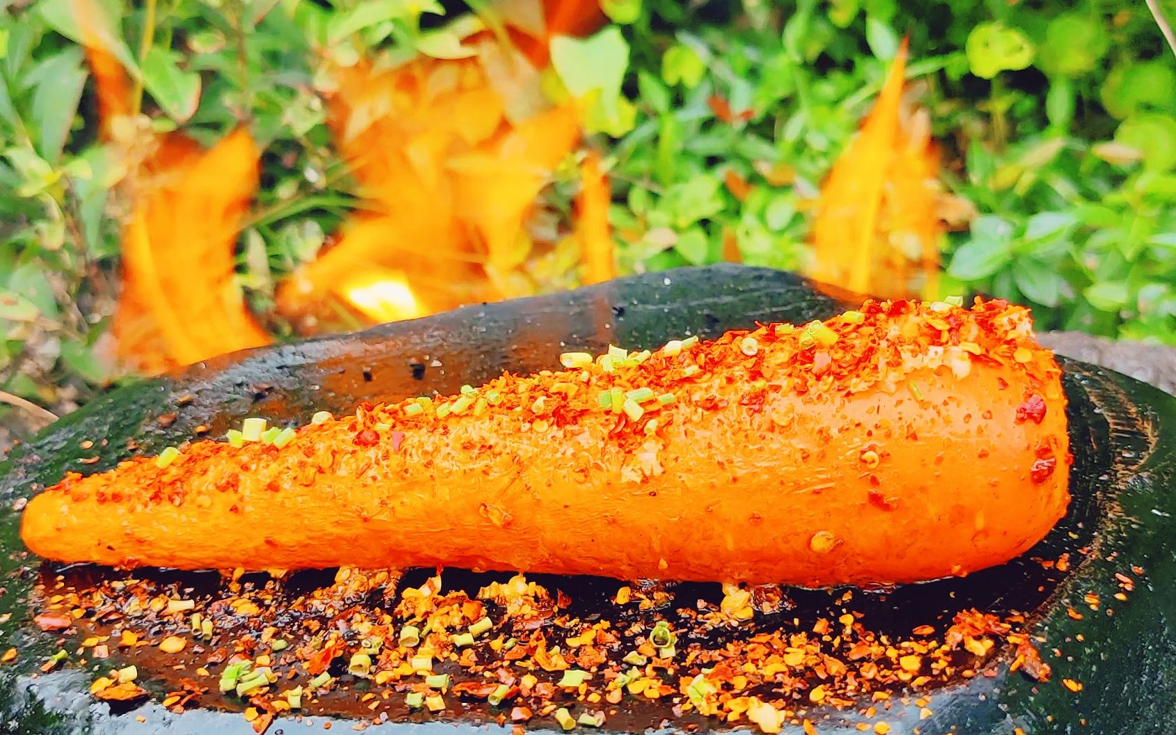 胡萝卜经常吃,就是没吃过烤的,原来烤胡萝卜这么好吃