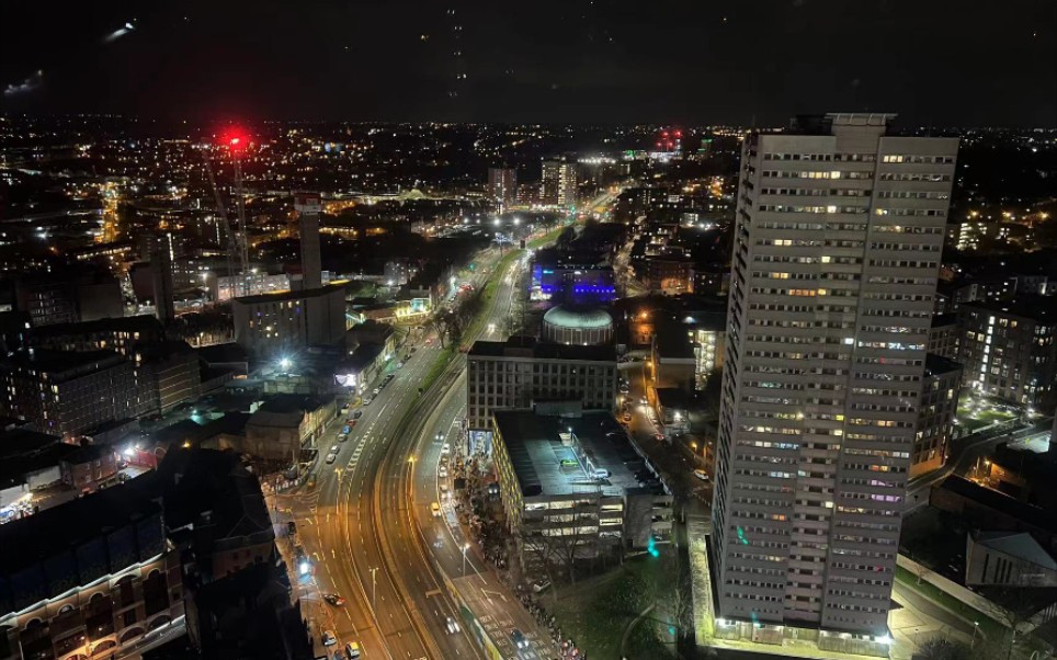 活动作品伯明翰市中心震撼夜景