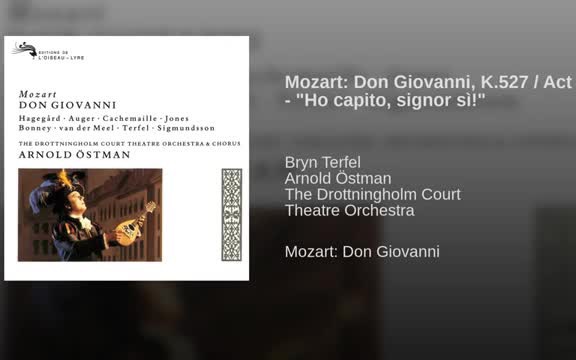 [图]Ho capito ，Signor，sì好的先生，我明白了-Don Giovanni-Mozart-Bryn Terfel