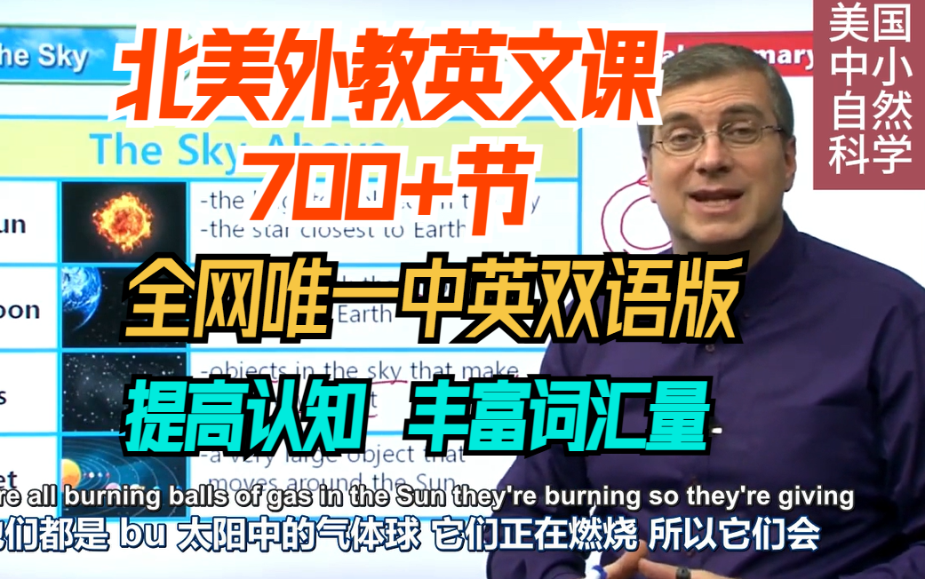 [图]【30集全】从简单英语开始学起，美国英语原版 | 小学课程，get一口流利英语！刚好适合B站大学生来学习~