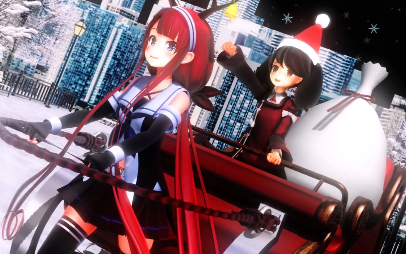 【mmd舰c】龙骧的群星管弦乐 圣诞篇 op付_哔哩哔哩_bilibili