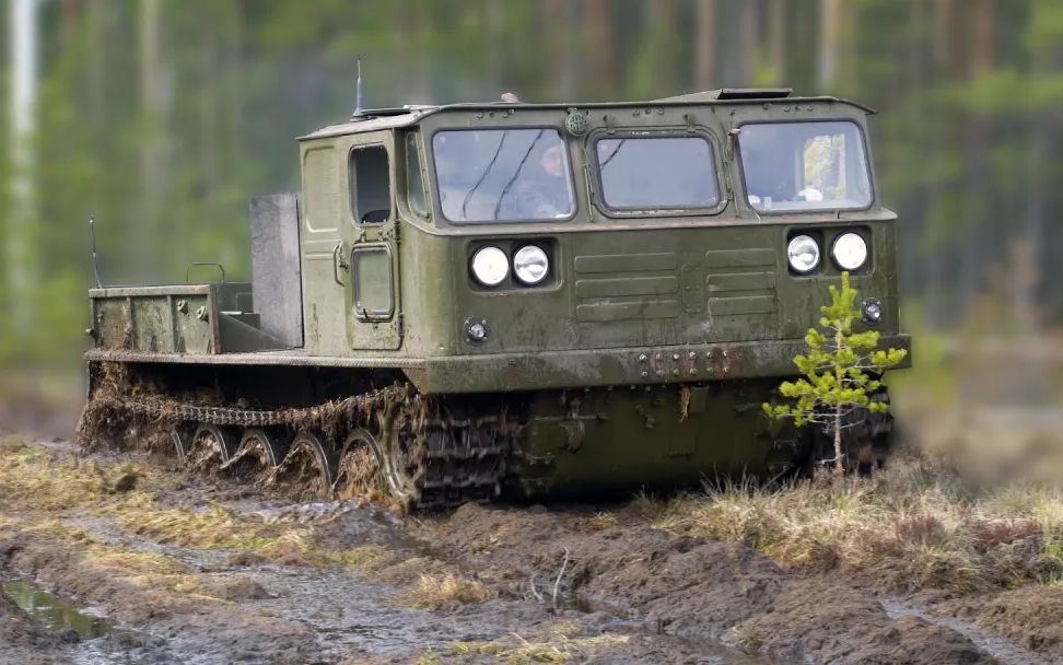 搬marsmars中意苏联方脑袋火柴盒胯下t55发动机火炮牵引车ats59g