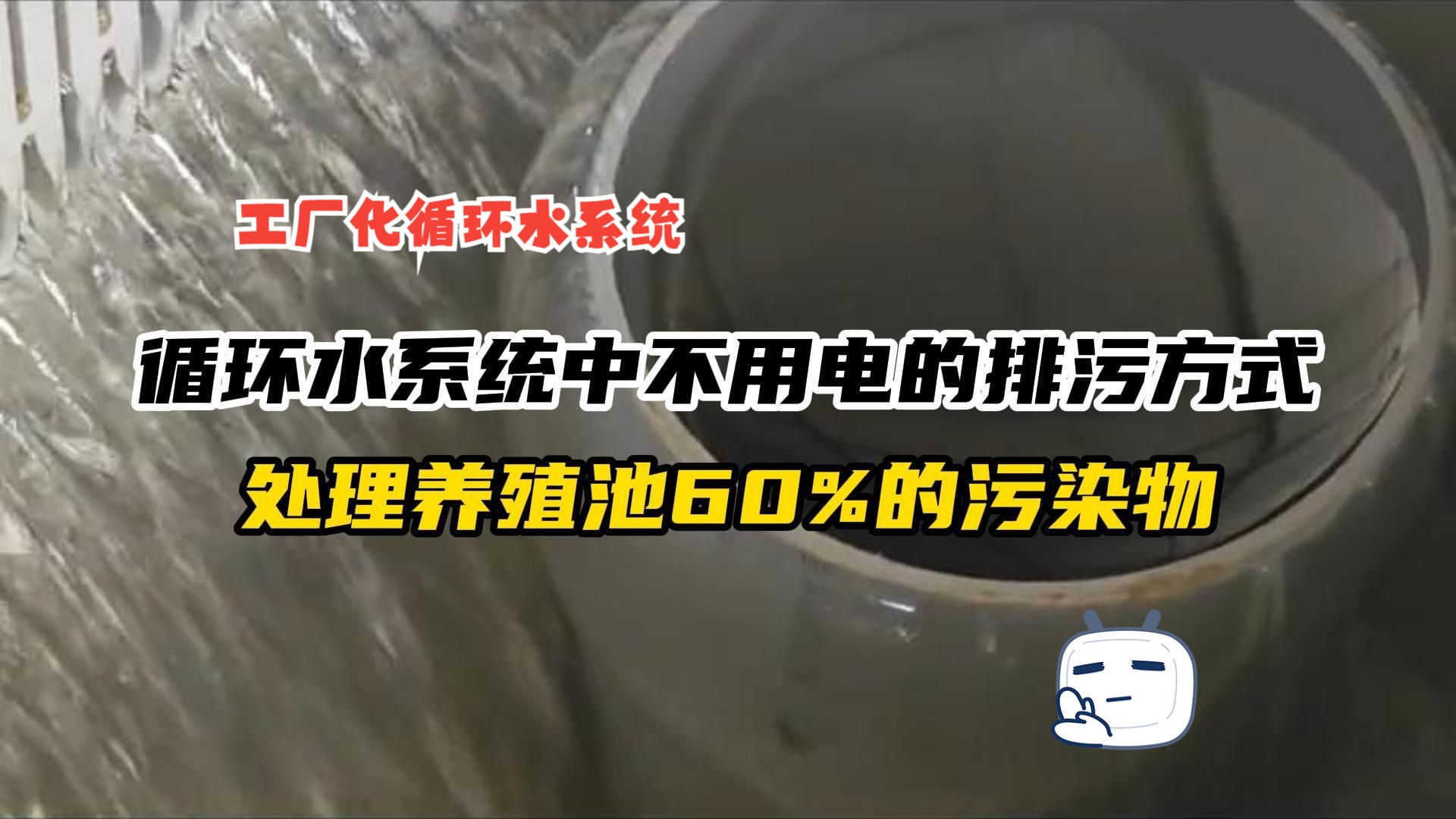 循环水系统不用电 的排污方式,可处理养殖池60%的污染物哔哩哔哩bilibili