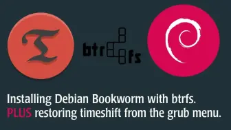 Descargar video: Debian12 安装 开启超强快照功能 (BTRFS/XFCE/TIMESHIFT & GRUB-BTRFS) 喂饭教程 ！