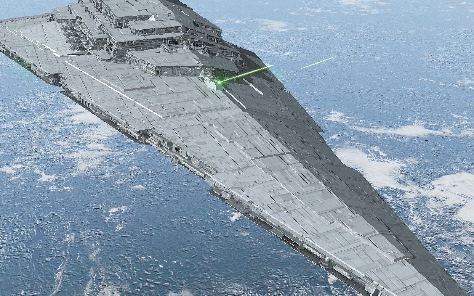 星球大战帝国战争重制版俯瞰帝国ii级歼星舰的攻击