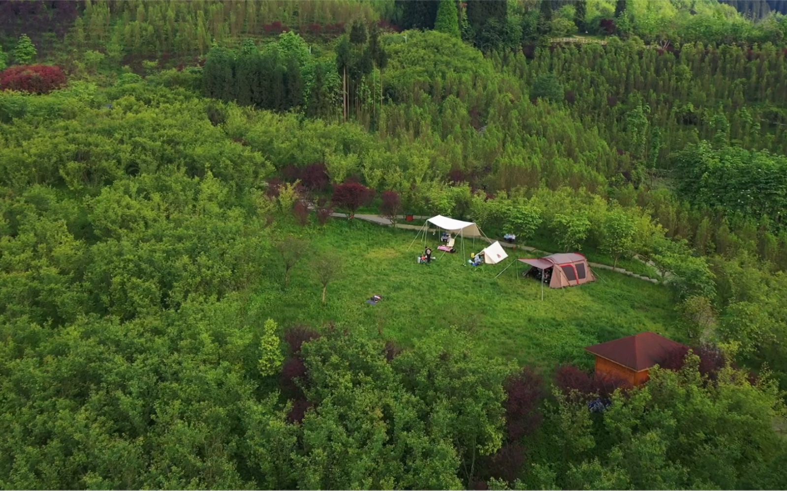 【户外露营】在成都都江堰虹口花谷景区露营,无敌山景.哔哩哔哩bilibili