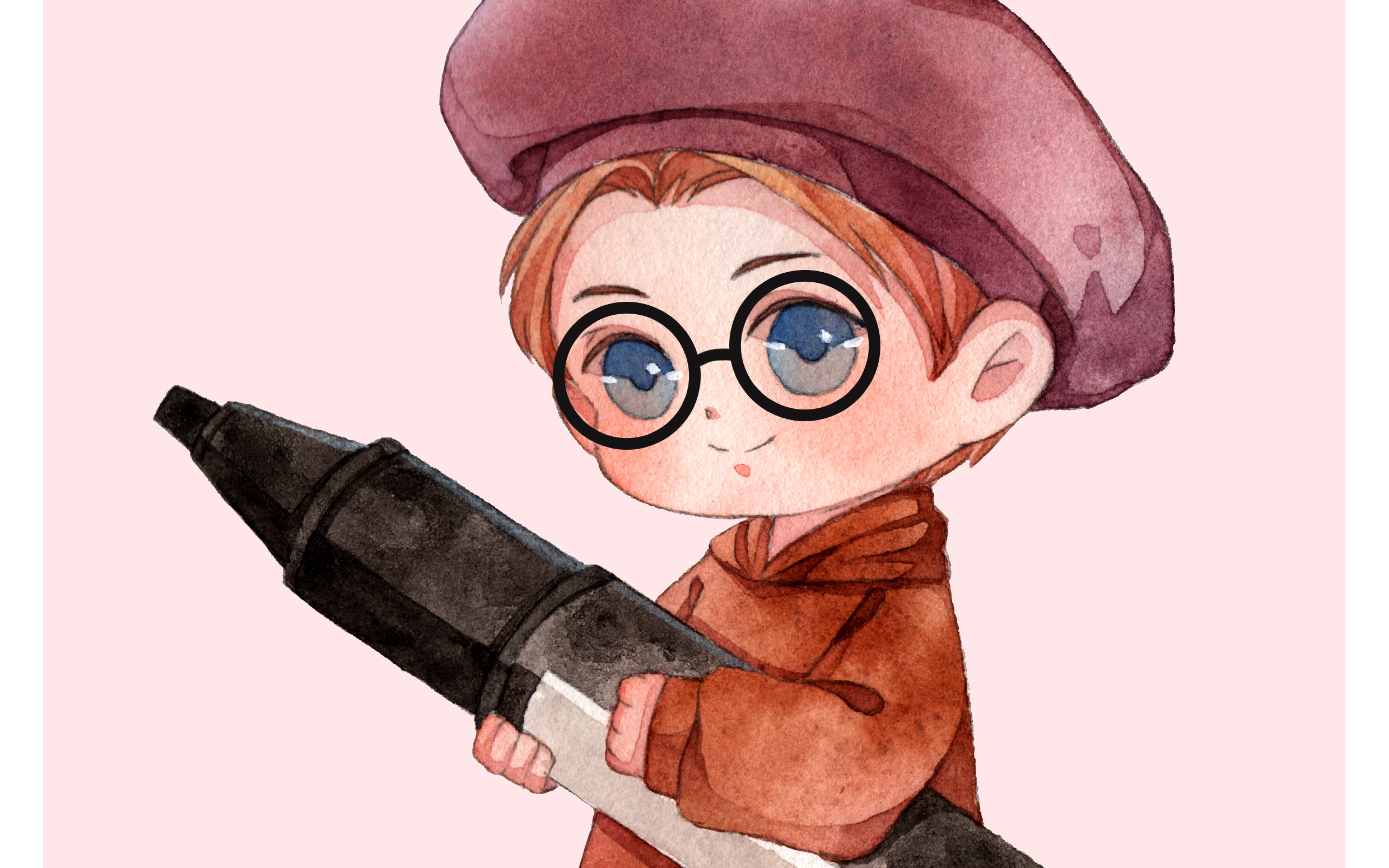 【水彩】大野智小画伯