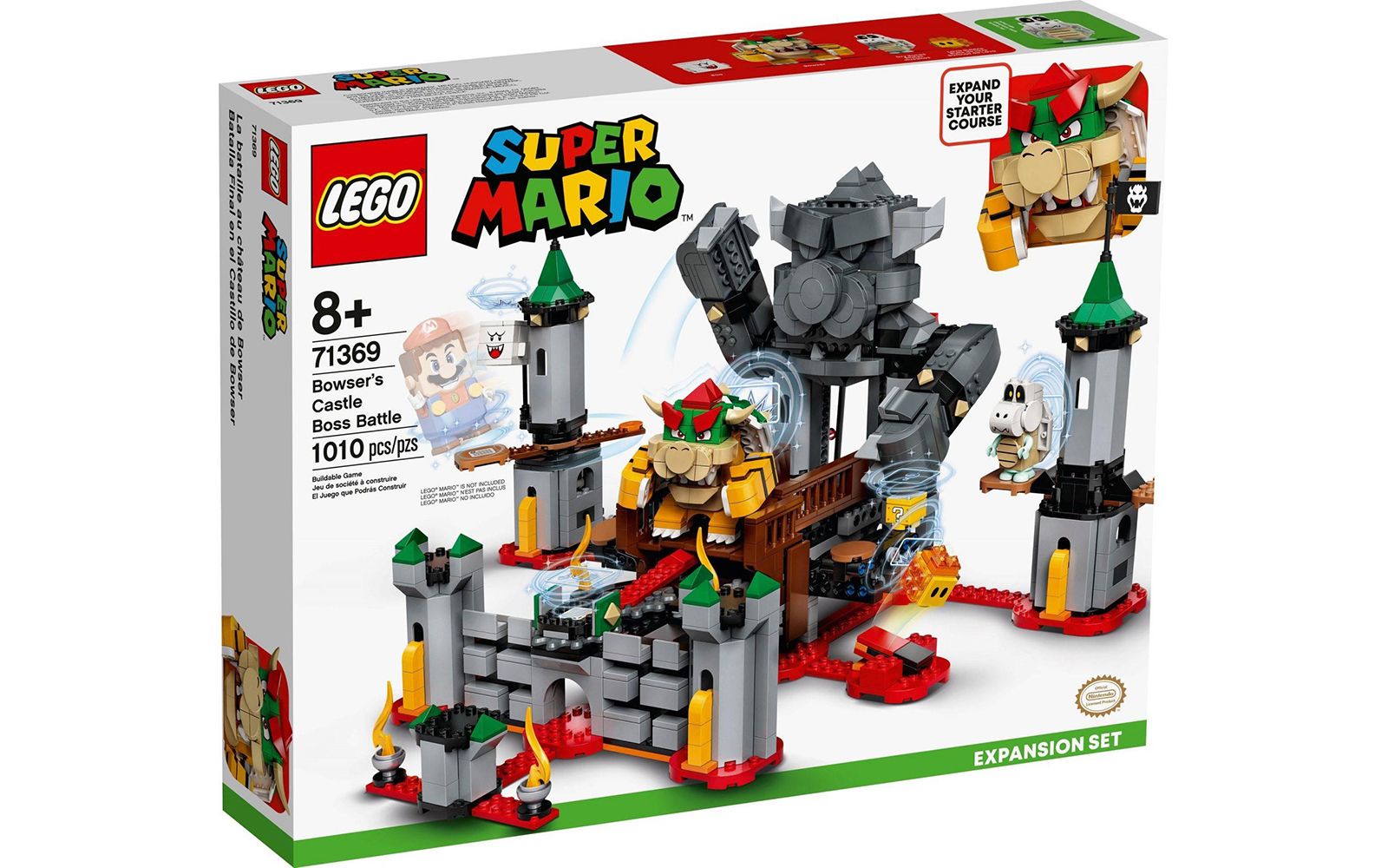 乐高lego71369超级马里奥库巴城堡大战扩展关卡2020速拼评测