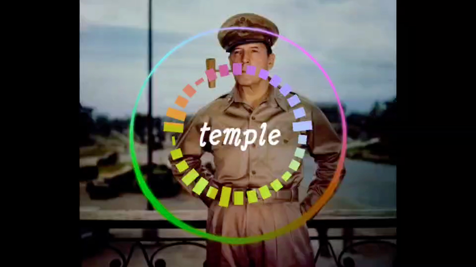 [图]此曲一响 麦克阿瑟登场 纪录片的小曲《temple》