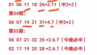 5.17号，第55期大乐透推荐已出！！今晚坐等开奖！！冲击千万大奖！！必中！！加油！！