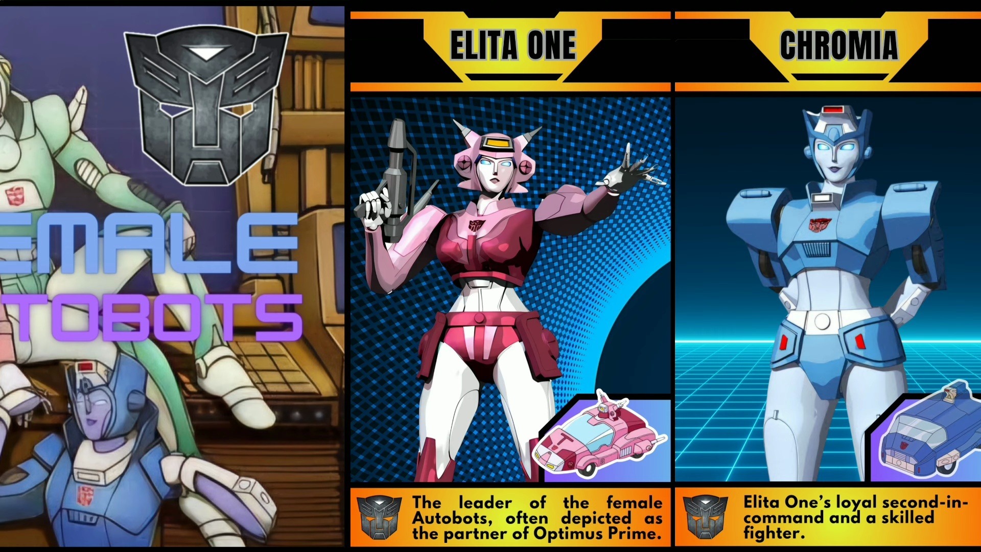 变形金刚宇宙 女汽车人一览!