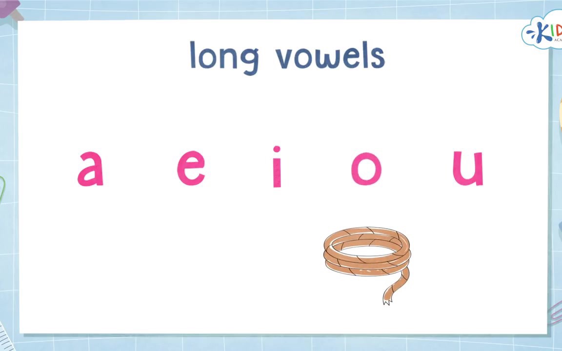 [图]【搬运】英语中的长元音和短元音｜Long and Short Vowels for Kids_ A E I O U