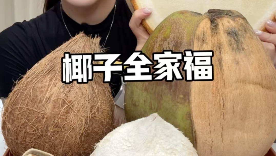椰子全家福！把椰子全家都吃一遍！