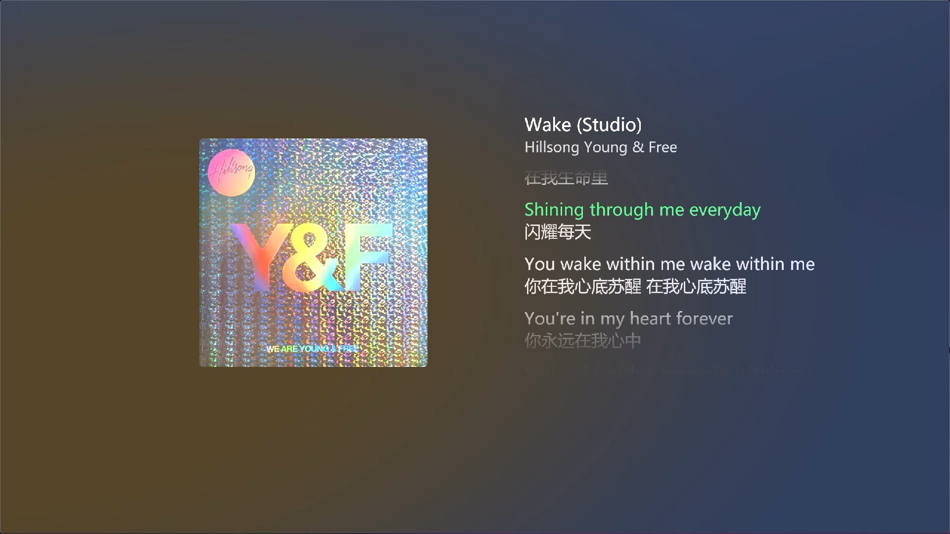 [图]纯享【Hi-Res】：Hillsong Young&Free - Wake(Studio)