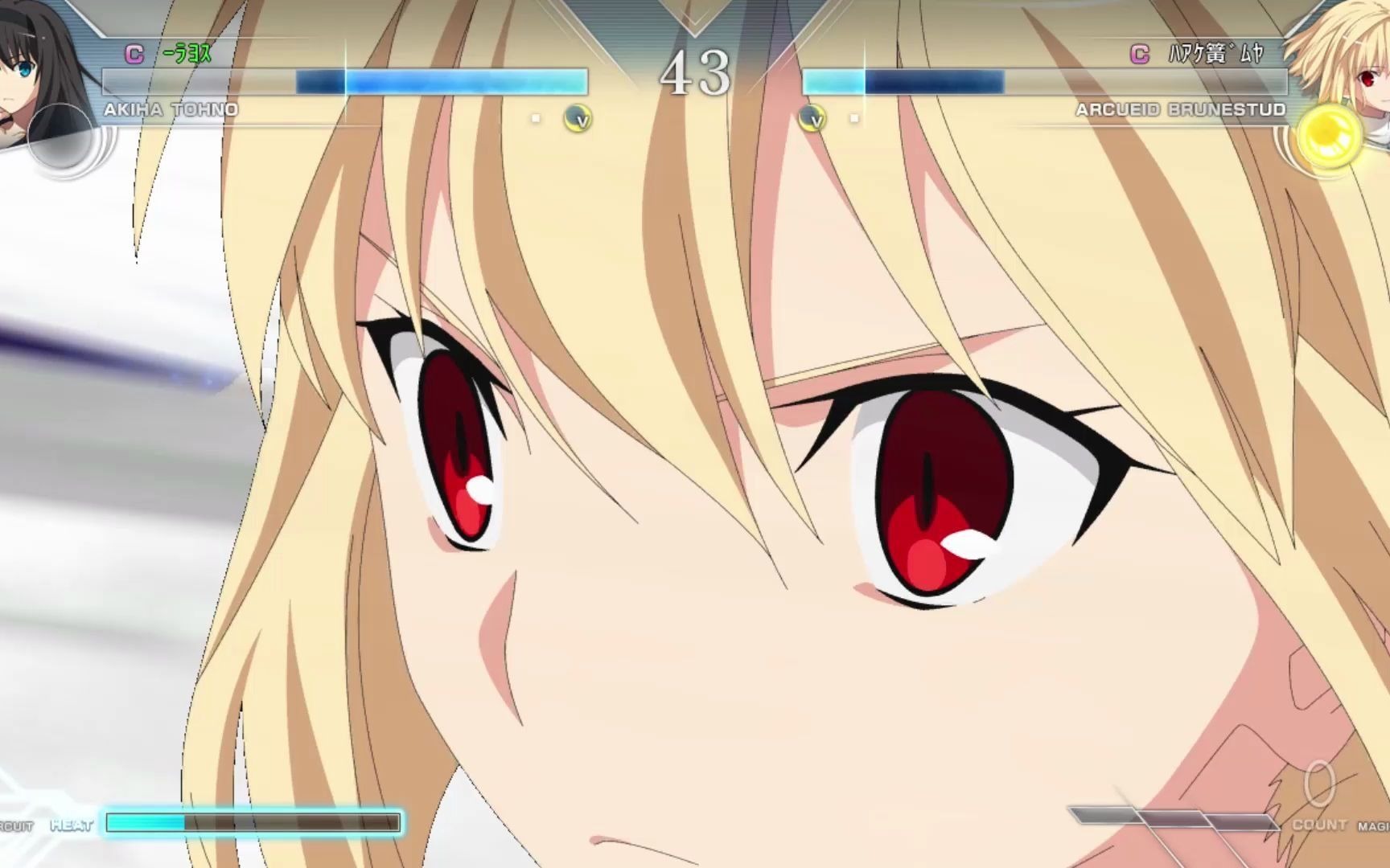 【月姬格斗】秋叶vs公主(对面公主前压真猛)