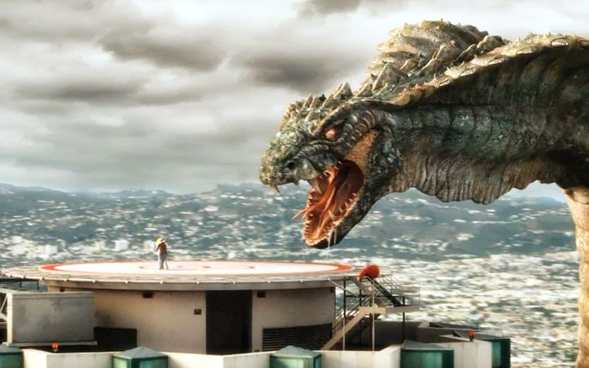 远古巨蟒入侵美国,一个小时摧毁一座城市,中国神龙化解危机!