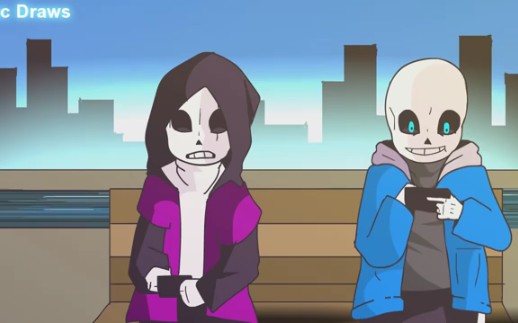 epic sans vs glitchtale(差錯)sans_嗶哩嗶哩_bilibili