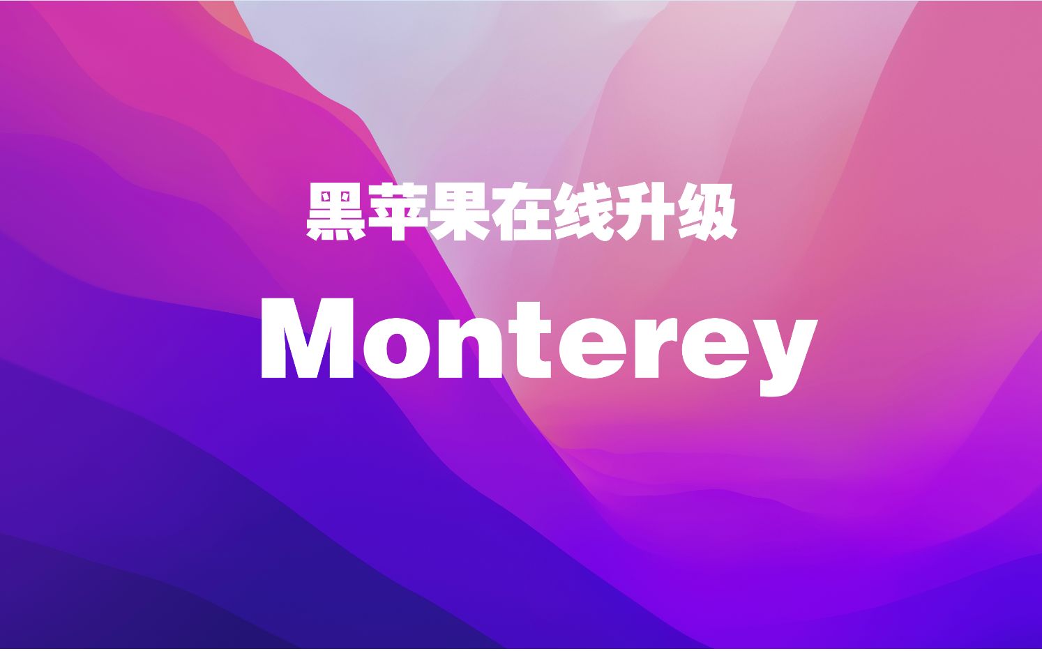 【黑苹果】无痛升级MacOS Monterey系统 B460m 引导哔哩哔哩bilibili