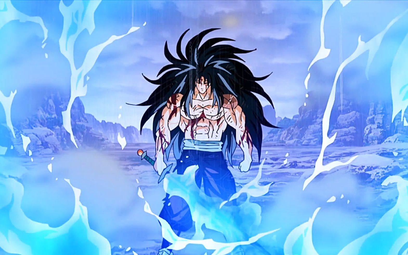 被森白色火焰触碰到的人瞬间化为灰烬