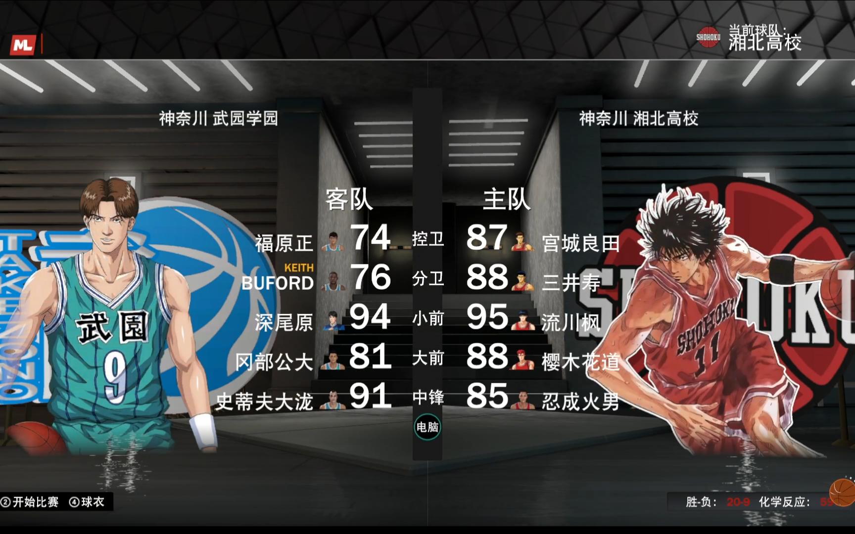 季后赛首轮 湘北 vs 武园