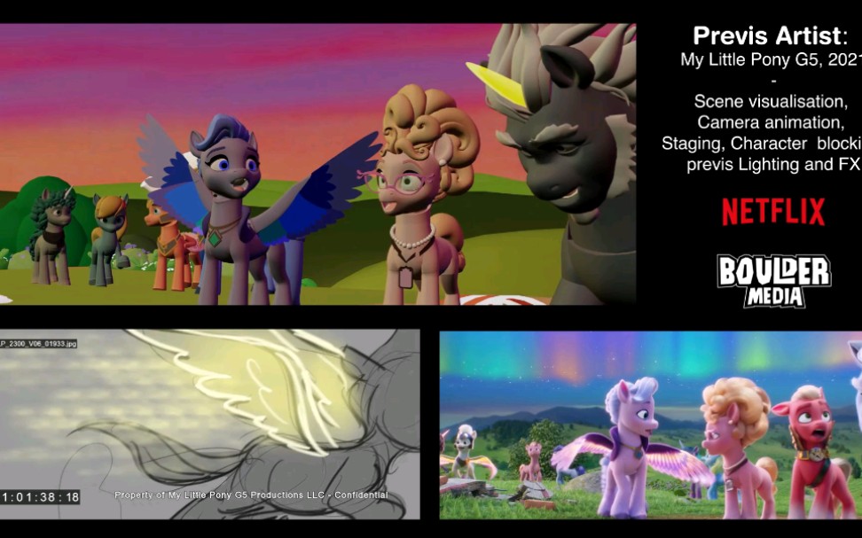 【MLP/小马宝莉】《新世代》3D动画模型和故事版展示哔哩哔哩bilibili